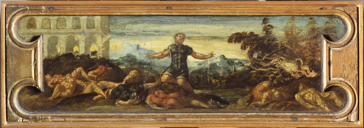 Samson. autorstwa Jacopo Robusti Tintoretto