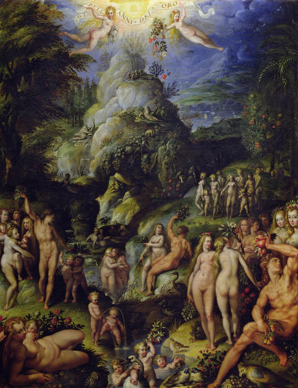 Wiek złota, ok.1565 autorstwa Jacopo Zucchi