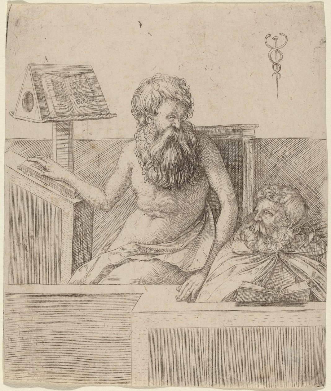 Dwóch filozofów, c. 1509. autorstwa Jacopo de Barbari