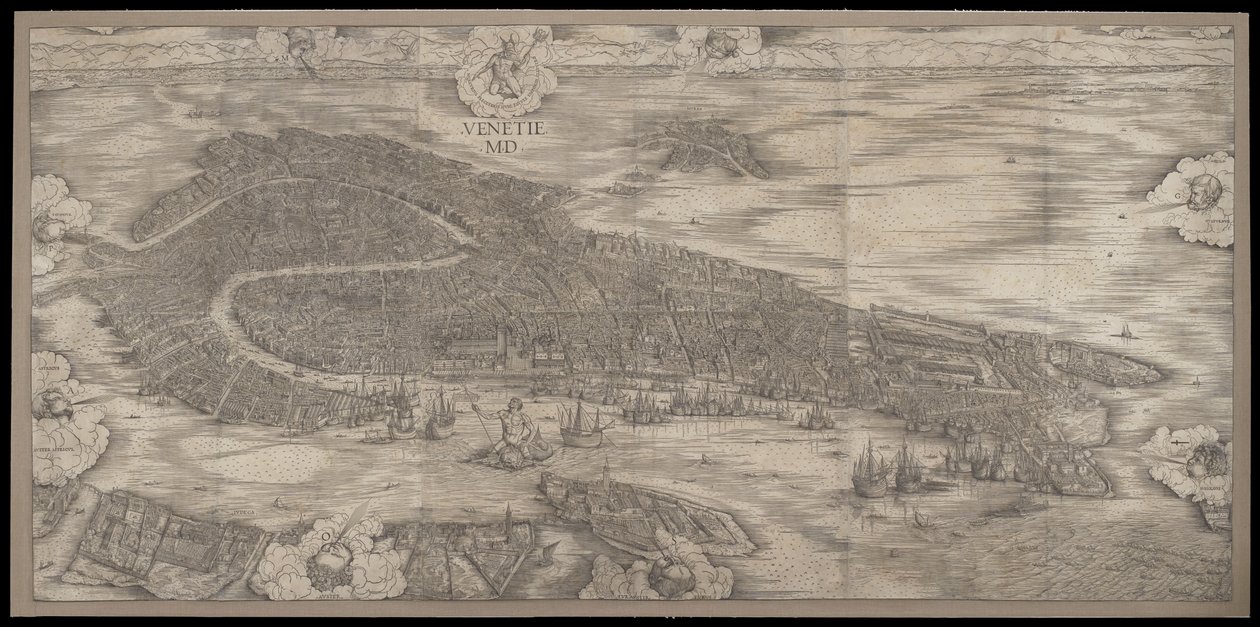 Widok Wenecji, 1500 autorstwa Jacopo de Barbari