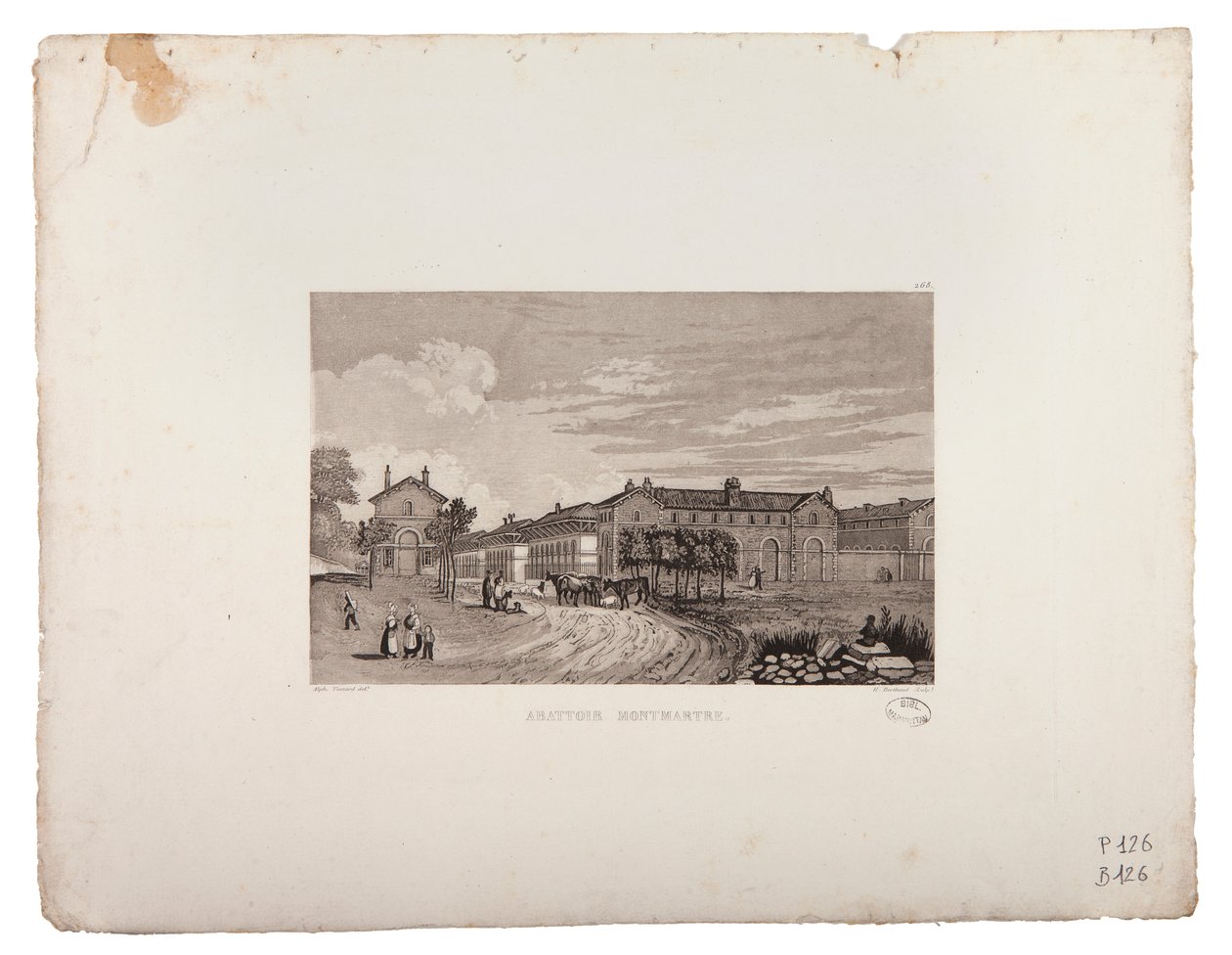 Rzeźnia Montmartre autorstwa Jacques Alphonse Testard