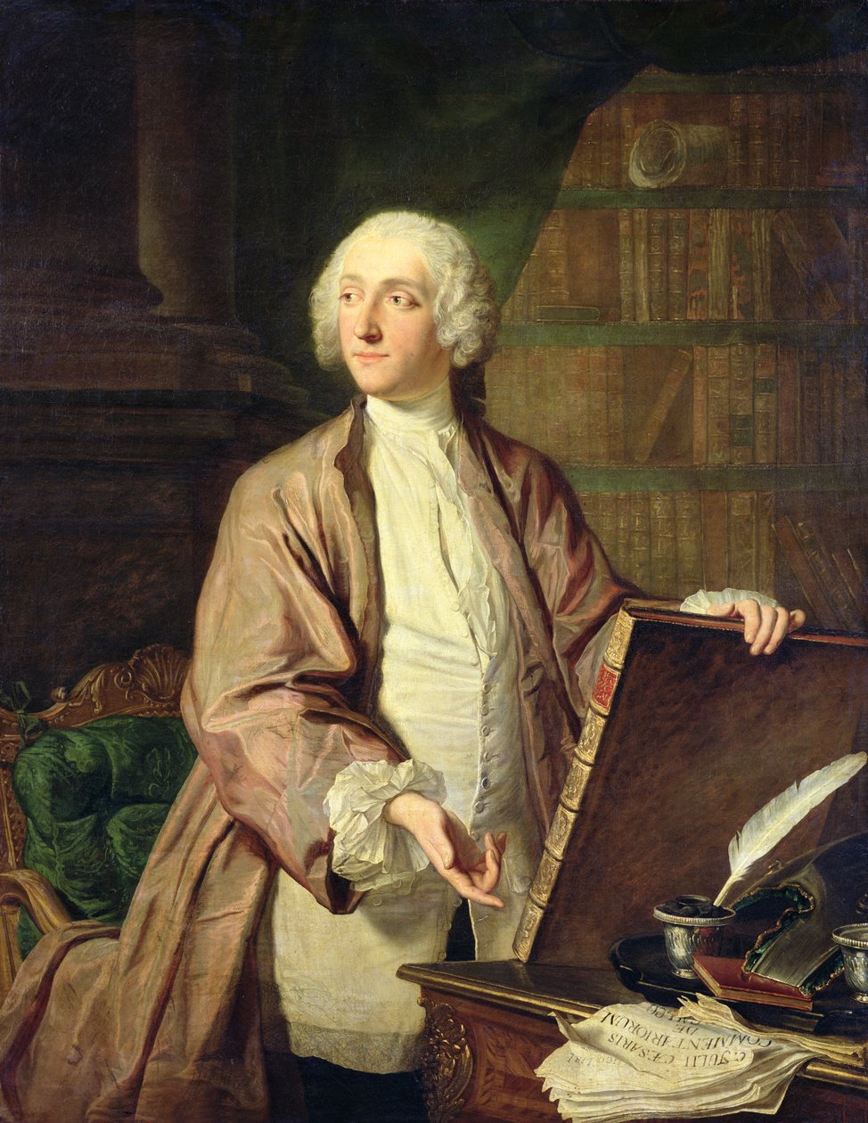 Victor Riquetti (1715-89), markiz Mirabeau, 1743 autorstwa Jacques Andre Joseph Camelot Aved