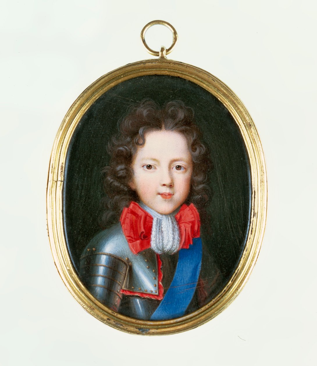 Miniatura Jamesa Stuarta, starego pretendenta, ok. 1700 autorstwa Jacques Antoine Artaud