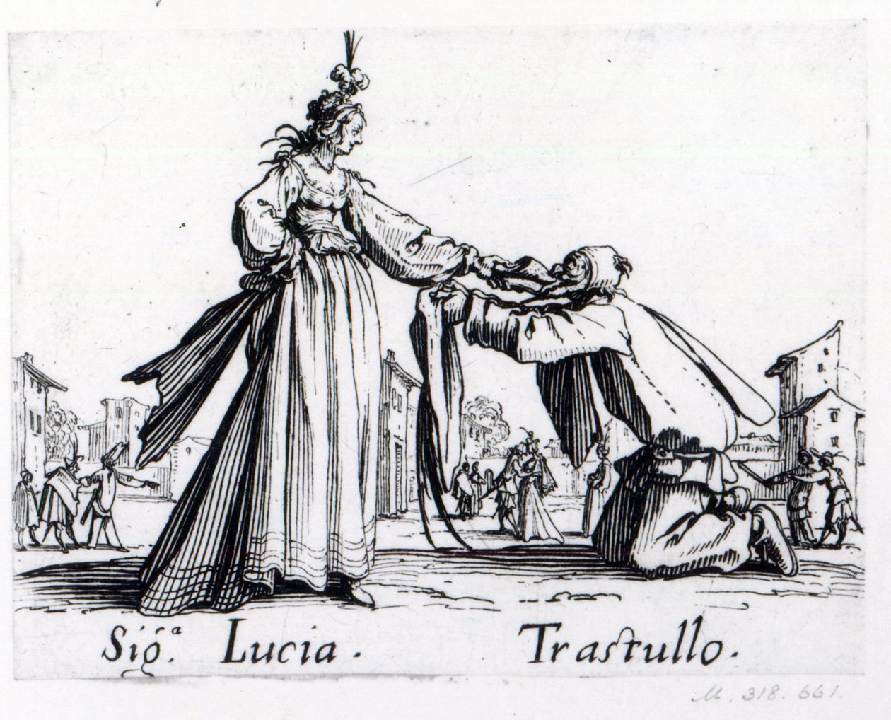 Балли де Сфесаниа, ойролцоогоор 1622 туйл autorstwa Jacques Callot