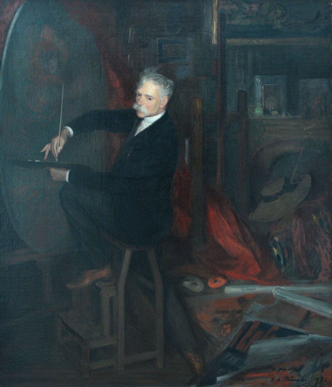 Jules Cheret autorstwa Jacques Emile Blanche