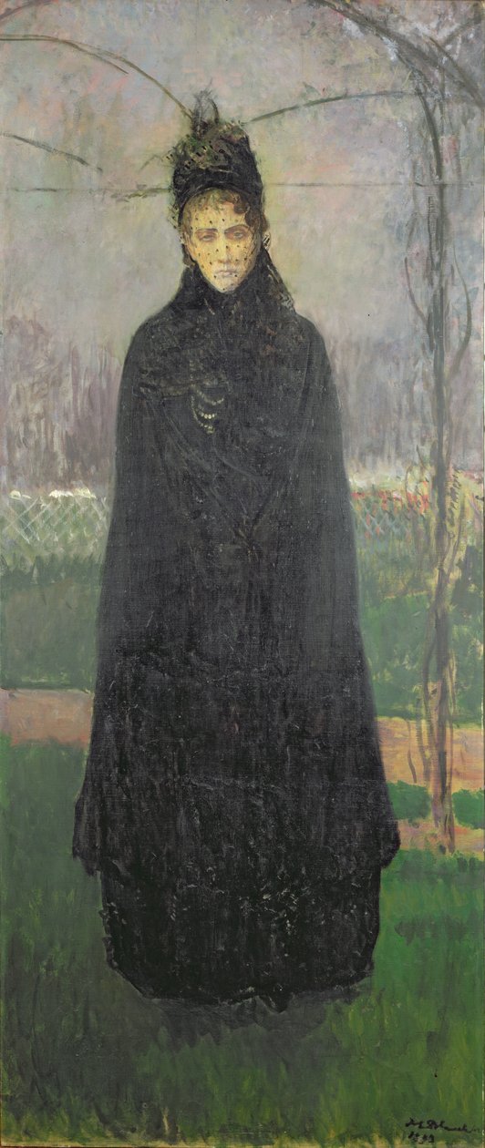 Virginia Oldoini (1837-99) Hrabina Castiglione, Wspomnienie 1893, 1914 autorstwa Jacques Emile Blanche