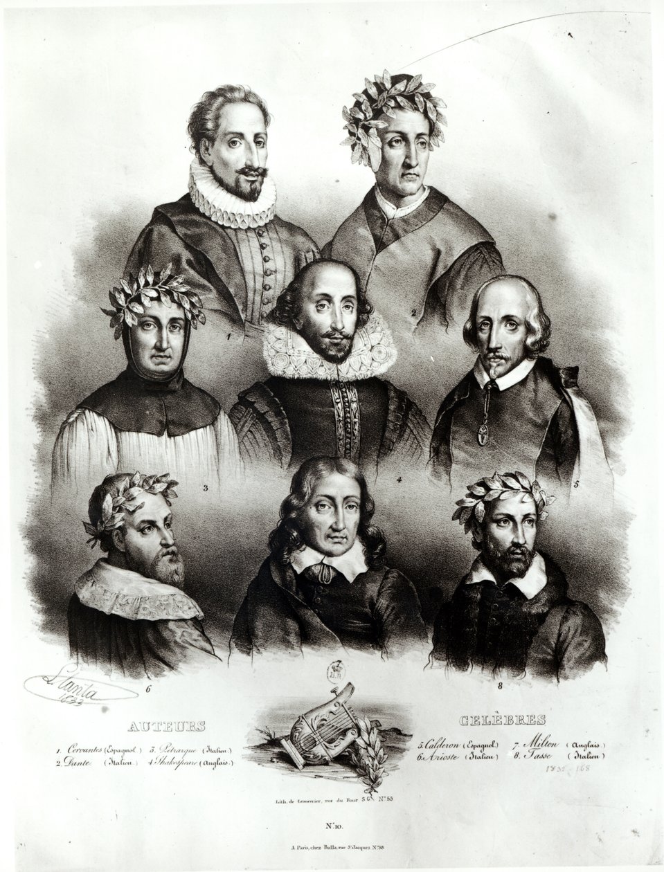 Znani autorzy, 1833 autorstwa Jacques Francois Gauderique Llanta