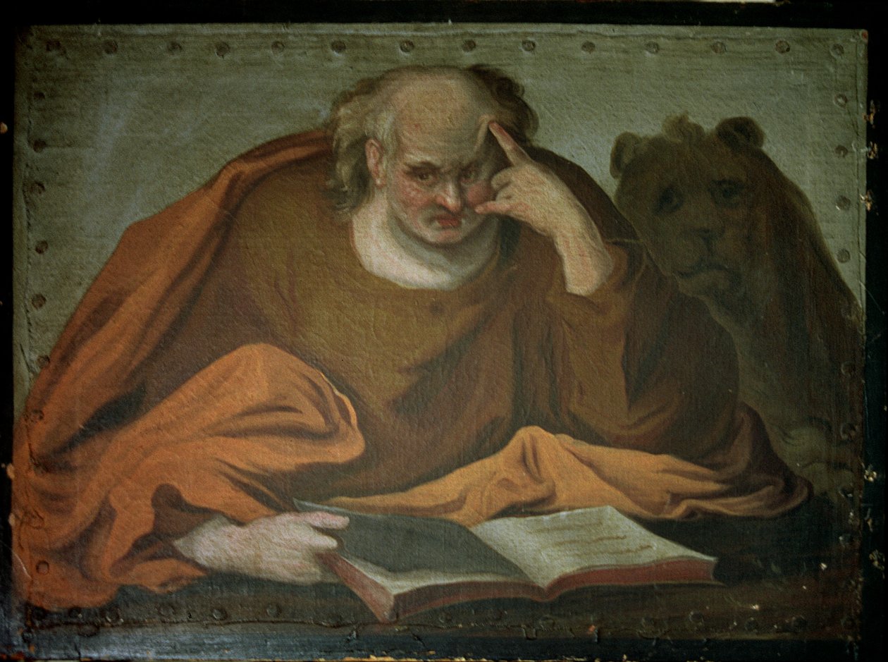 Święty Marek Ewangelista, 1588 autorstwa Jacques II de Gheyn