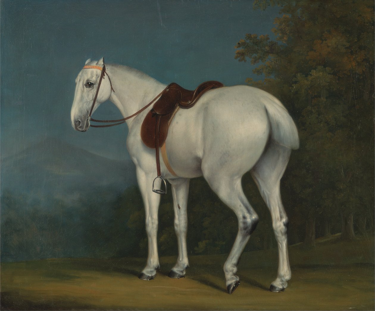 Szara łowczyni Ladys autorstwa Jacques Laurent Agasse