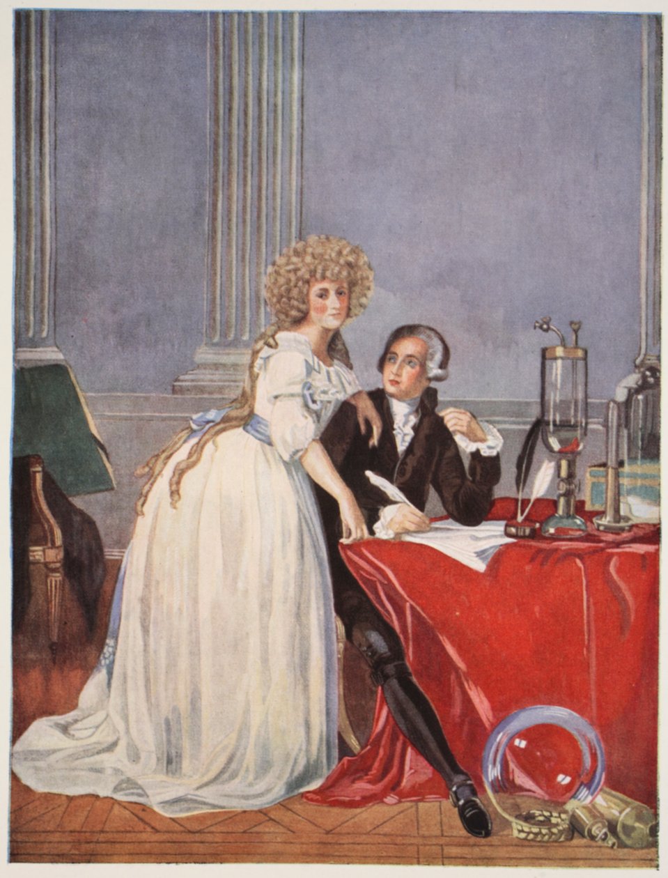 Lavoisier i jego żona, kopia Borisa Mestchersky