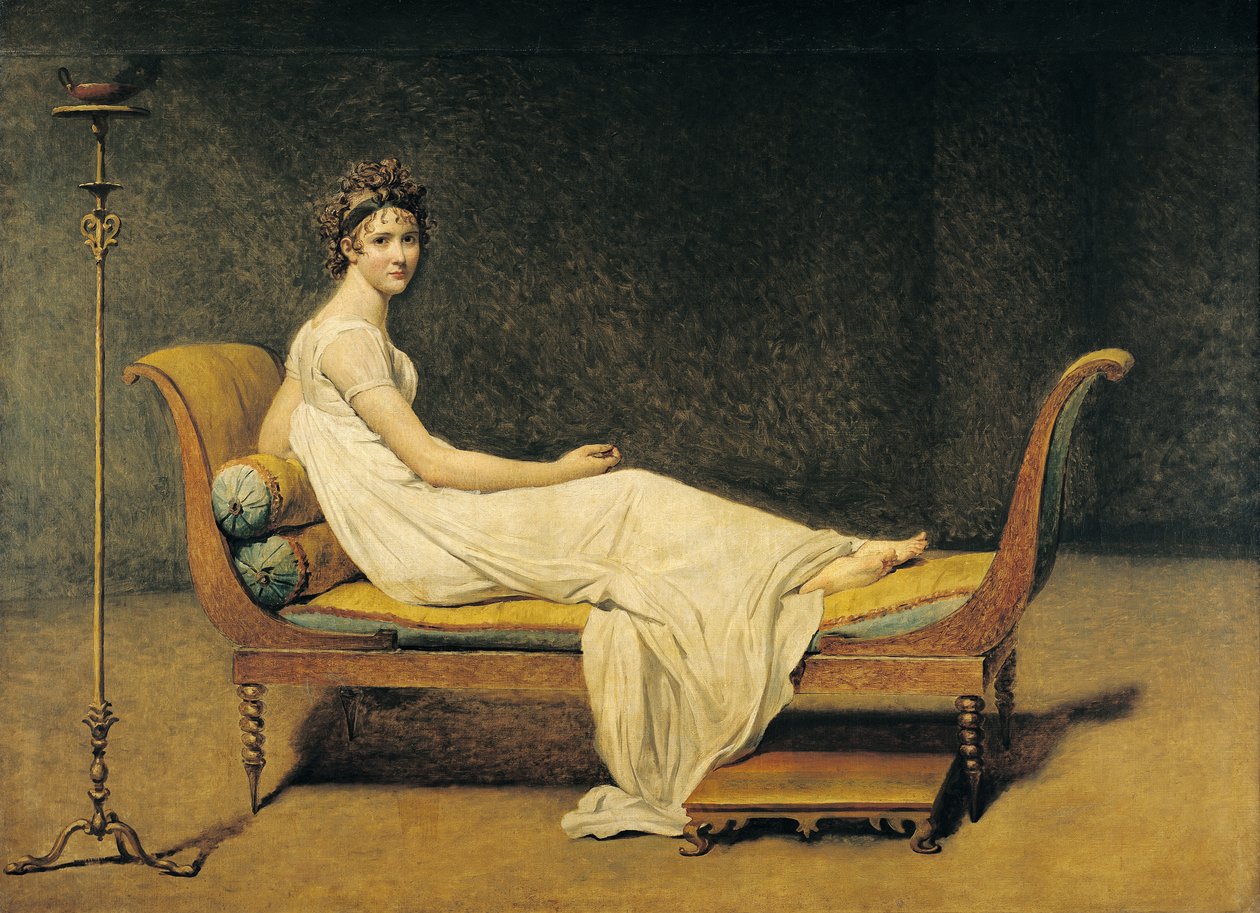 Madame Recamier, 1800 autorstwa Jacques Louis David