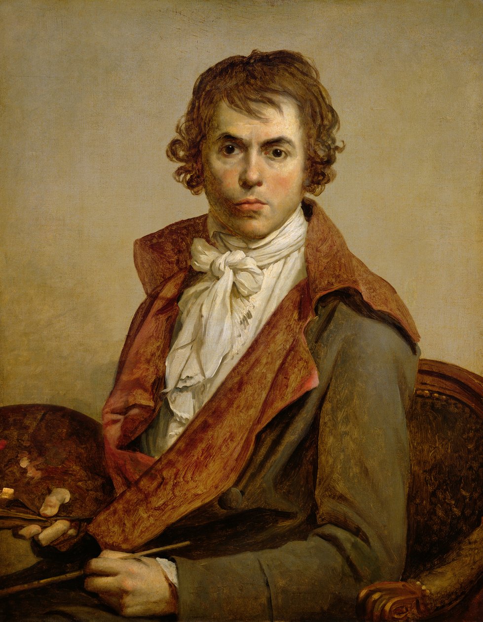 Autoportret, 1794 autorstwa Jacques Louis David