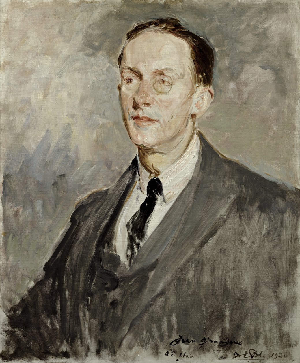 Portret Jeana Giraudoux (1882-1944) 1924 autorstwa Jacques Emile Blanche