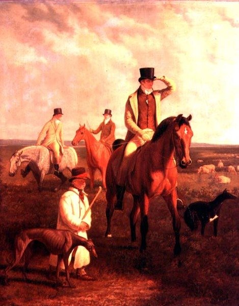 Coursing Lorda Riversa autorstwa Jacques Laurent Agasse