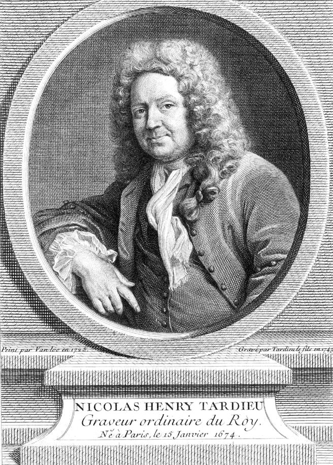 Nicolas-Henri Tardieu 16741749n autorstwa Jacques Nicolas Tardieu