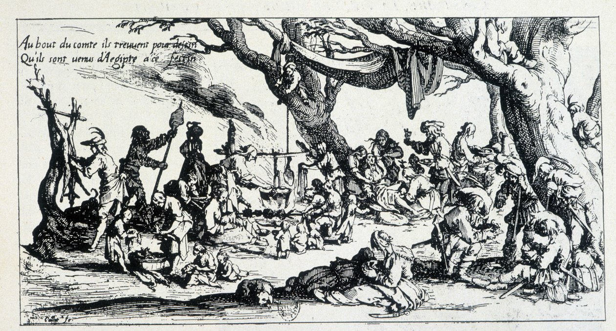 Z ryciny J. Callota autorstwa Jacques (after) Callot
