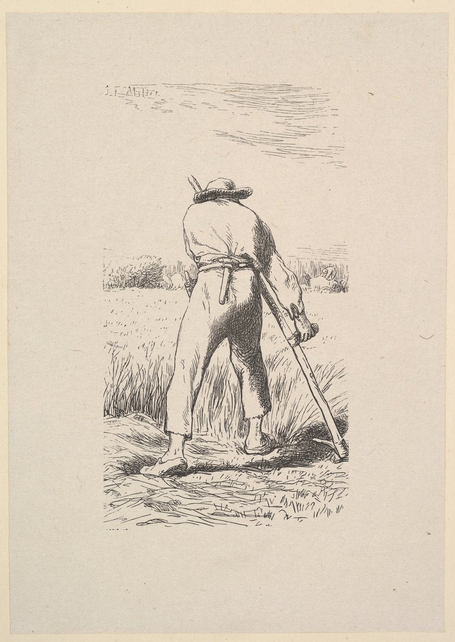 Żniwiarz pszenicy, 1853. autorstwa Jacques Adrien Lavieille