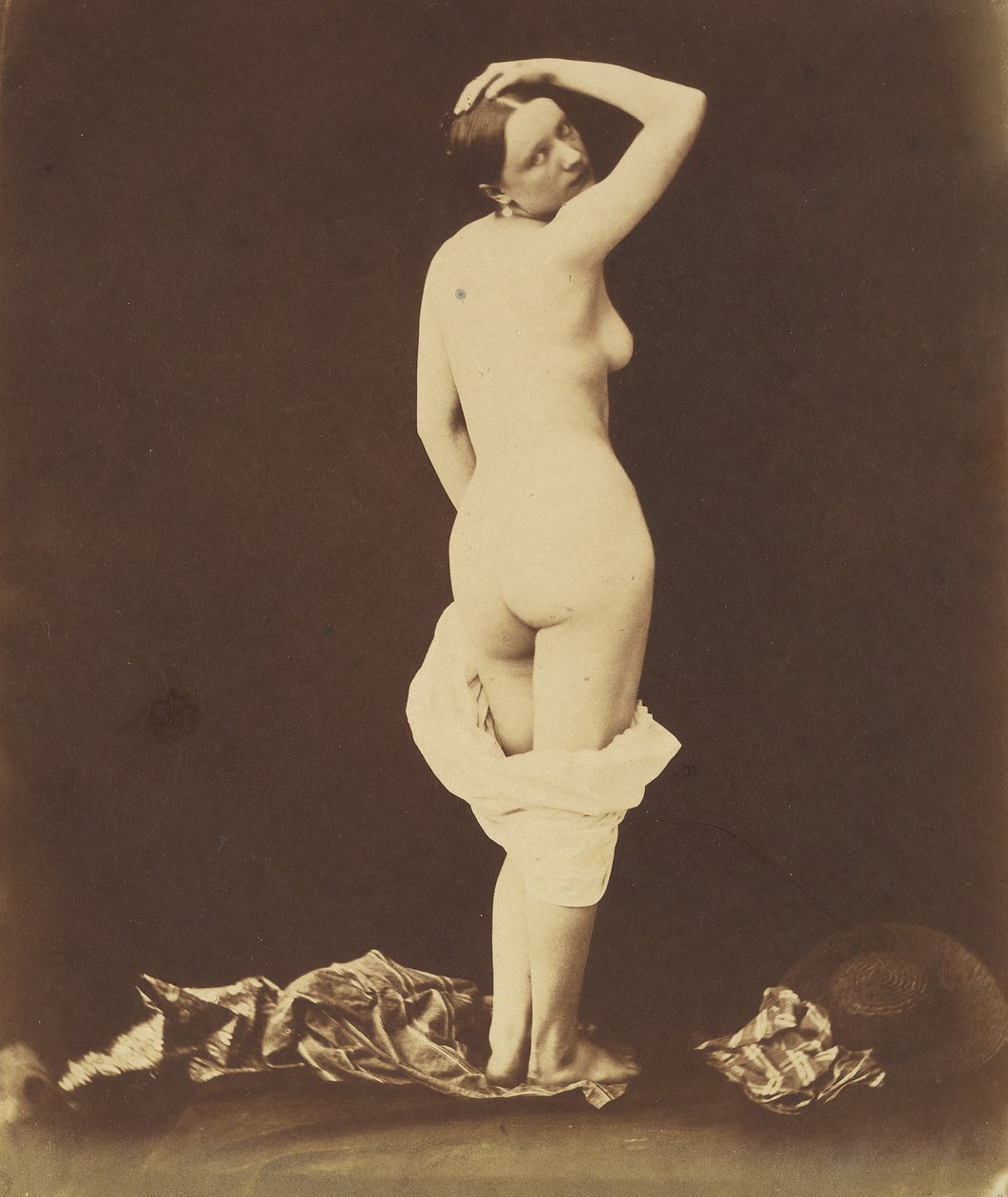 Nagi, jak 1850. autorstwa Jacques Antoine Moulin