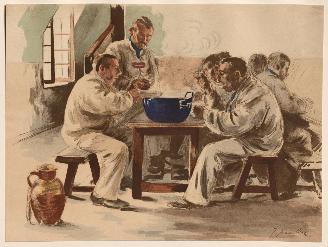 La Soupe à la Chambre, 1899. autorstwa Jacques Baseilhac