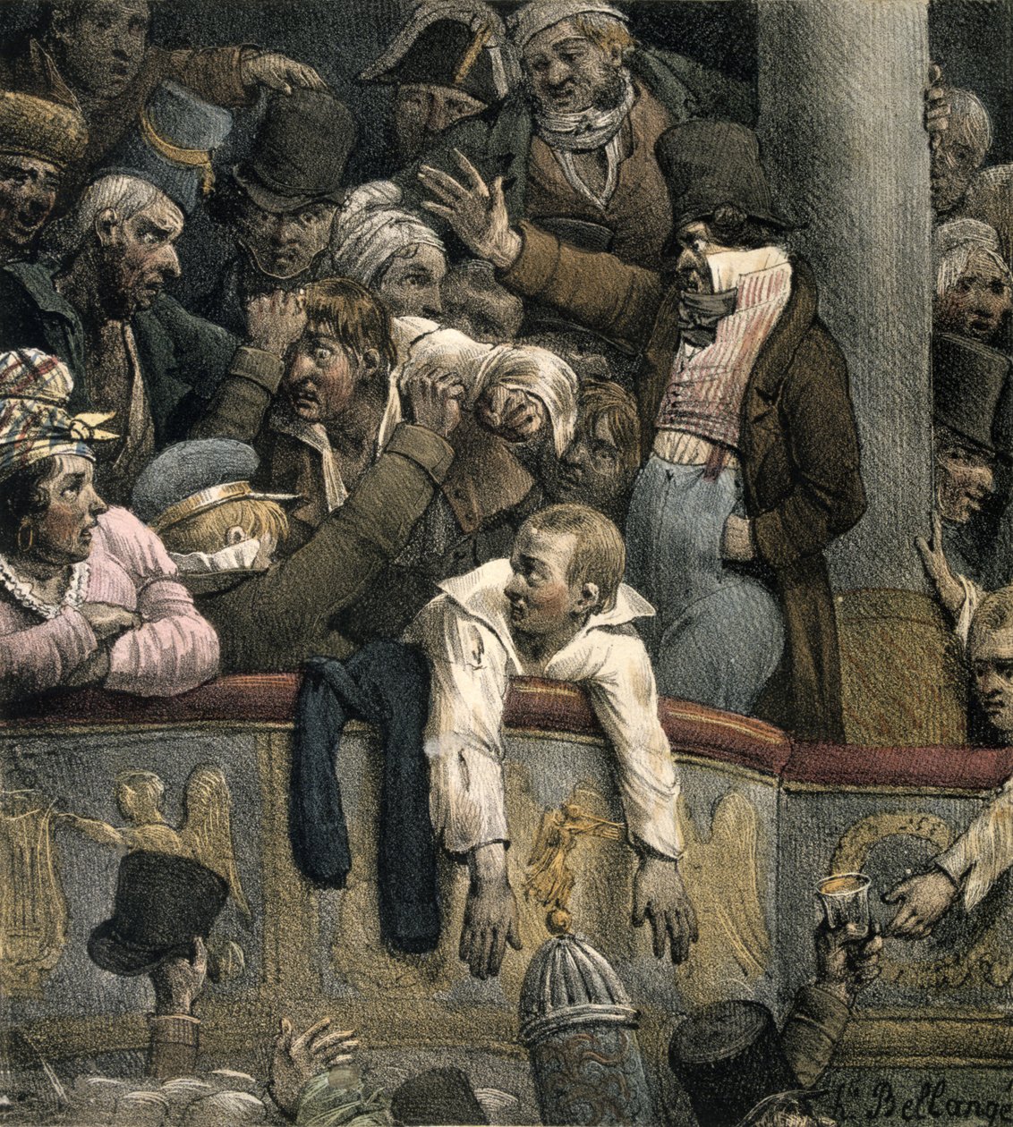 Teatr, koniec XVI-XVII w. autorstwa Jacques Bellange