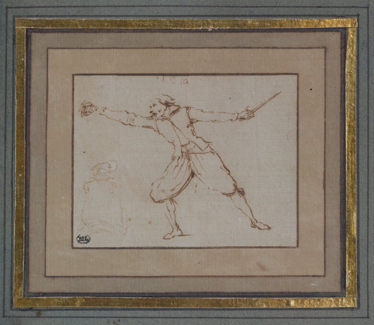 Szermierz, 1766 autorstwa Jacques Callot