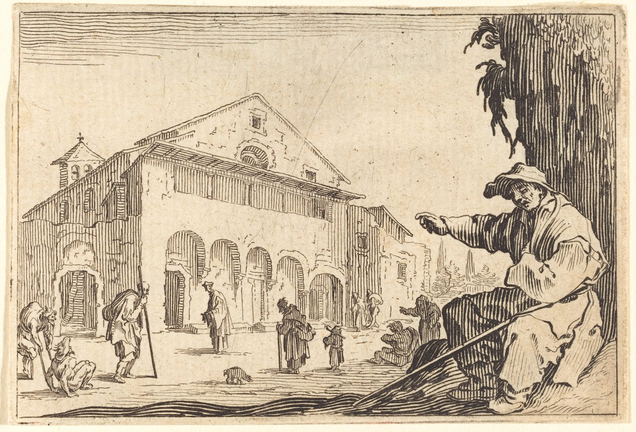 Przytułek przy ul. 1622. autorstwa Jacques Callot
