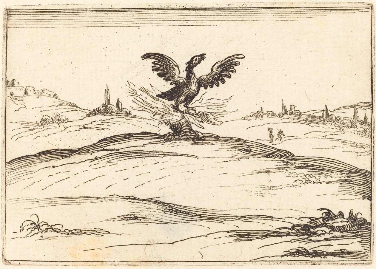 Płonący Feniks autorstwa Jacques Callot