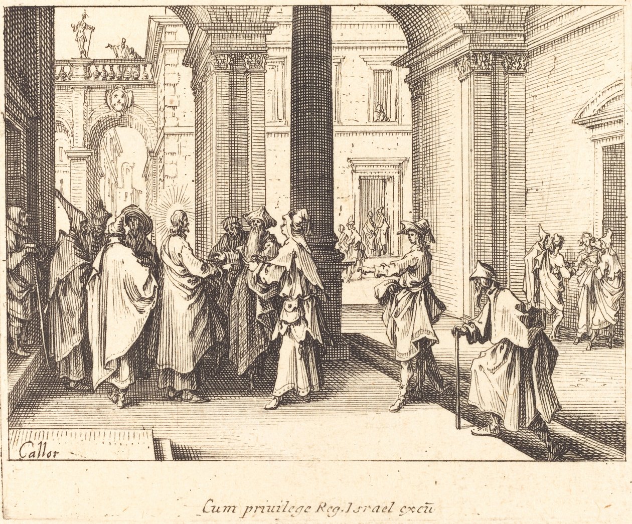 Moneta Cezara, 1635. autorstwa Jacques Callot