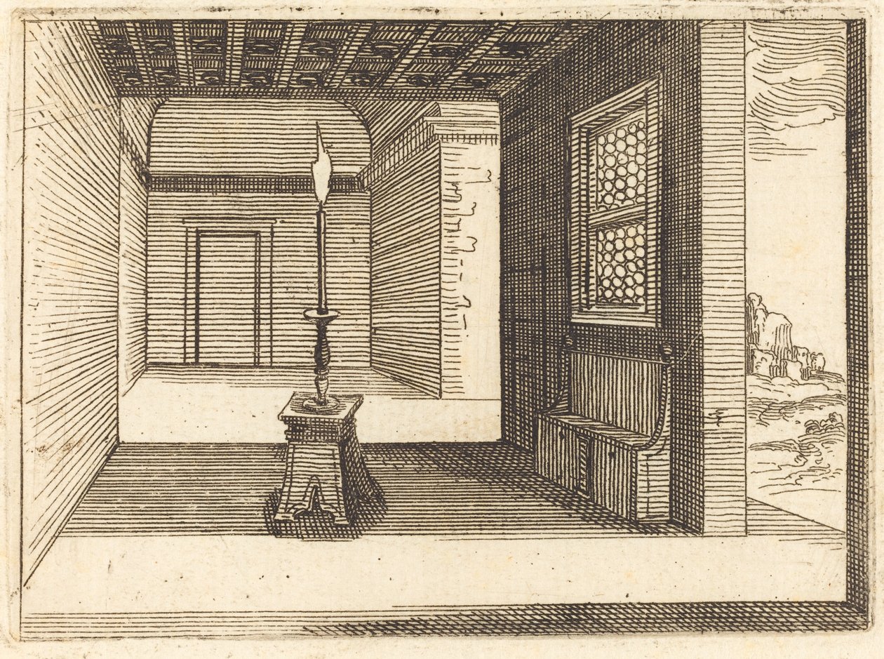Świecznik autorstwa Jacques Callot
