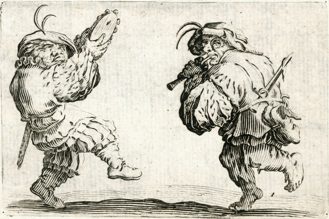 Kaprysy różnych postaci autorstwa Jacques Callot