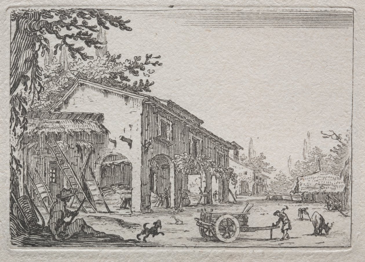 Kaprysy: włoska farma. autorstwa Jacques Callot