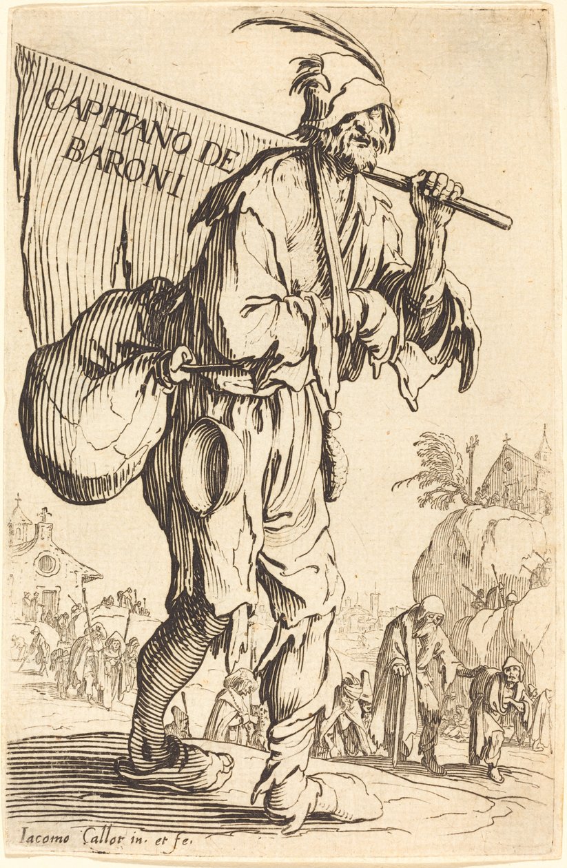 Kapitan Baronów autorstwa Jacques Callot