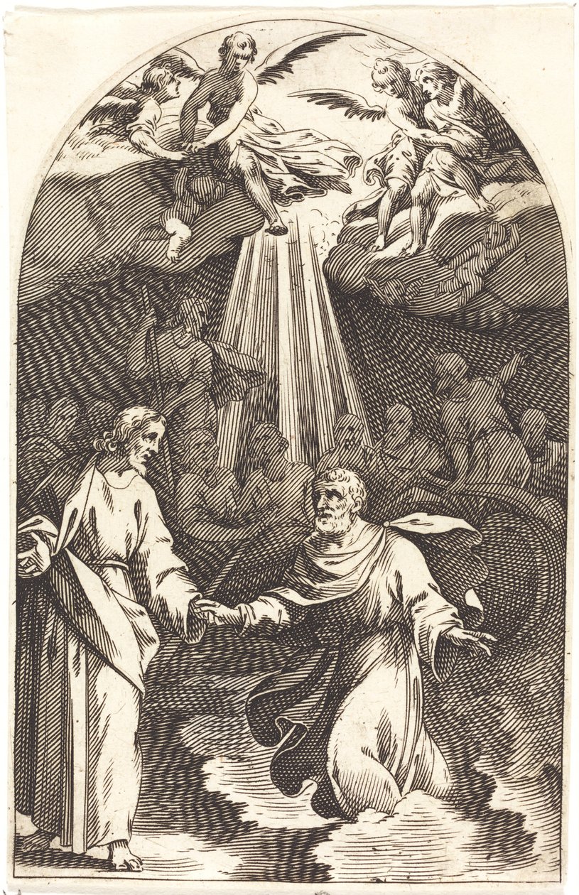Chrystus chodzący po wodzie [pierwsza płyta] autorstwa Jacques Callot