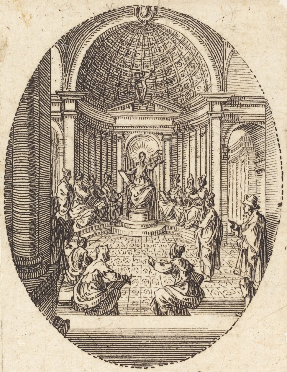 Chrystus wśród lekarzy autorstwa Jacques Callot