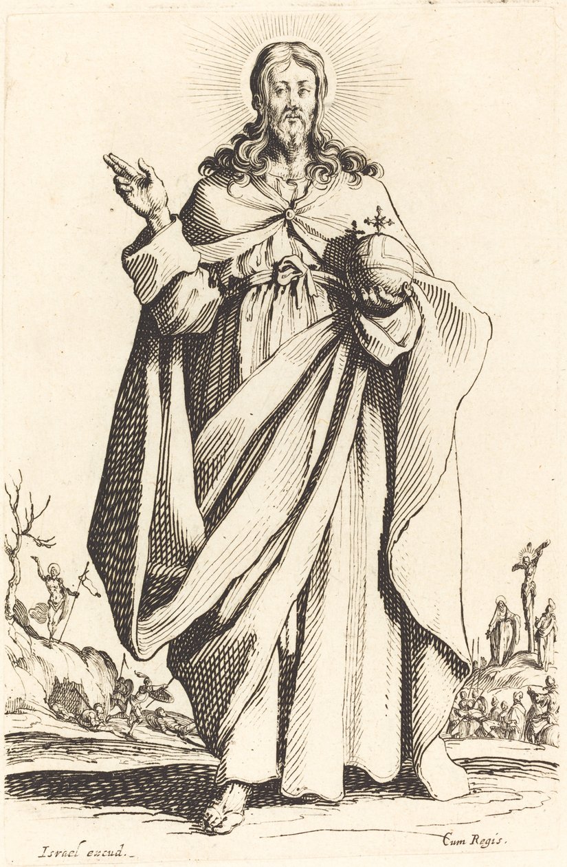 Chrystus, opublikowany 1631. autorstwa Jacques Callot