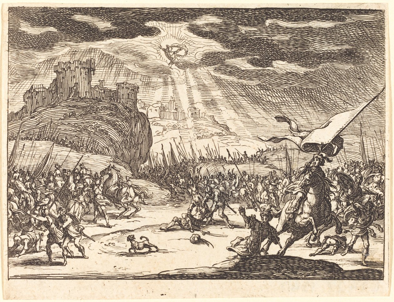 Nawrócenie Pawła autorstwa Jacques Callot