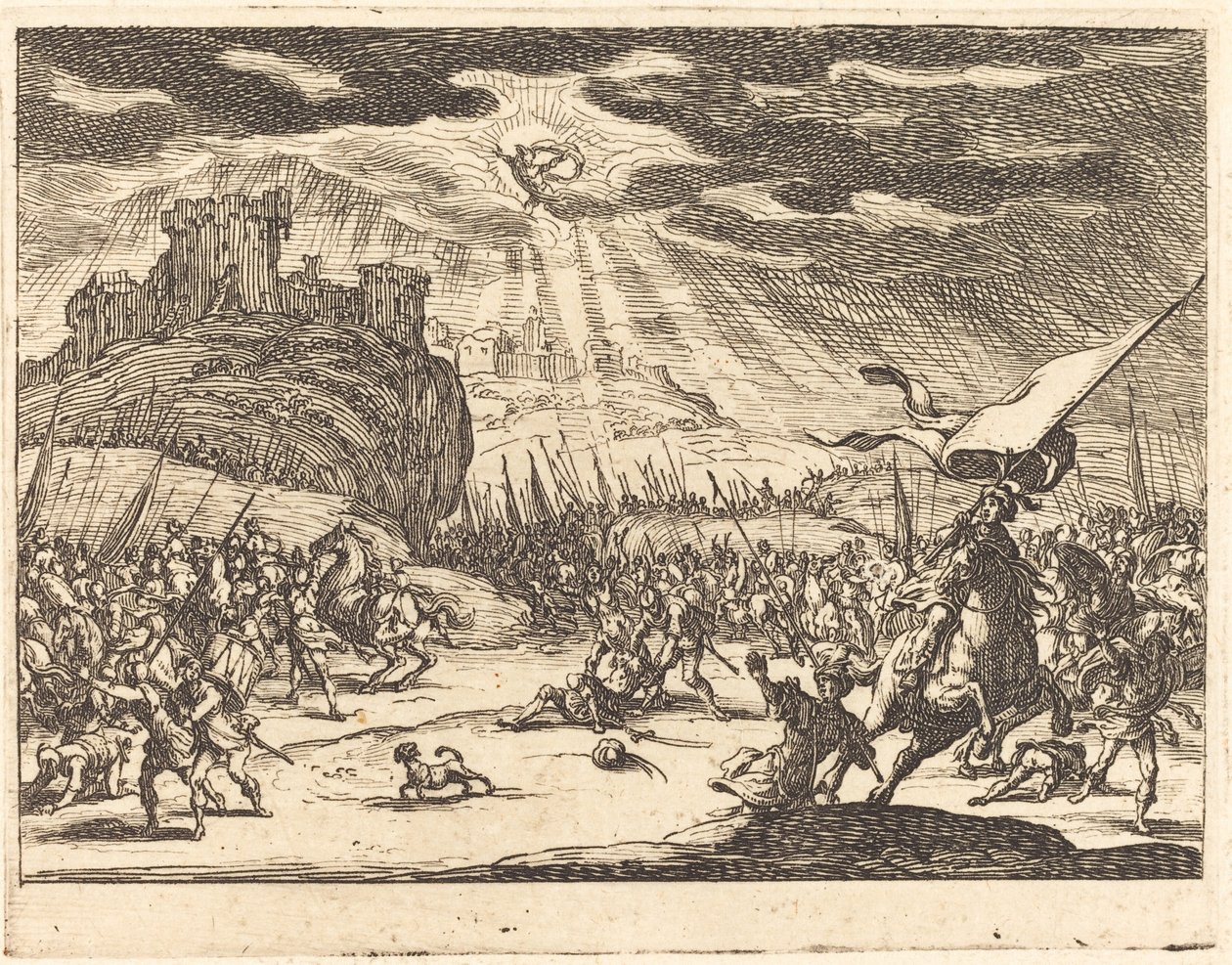 Nawrócenie Pawła autorstwa Jacques Callot