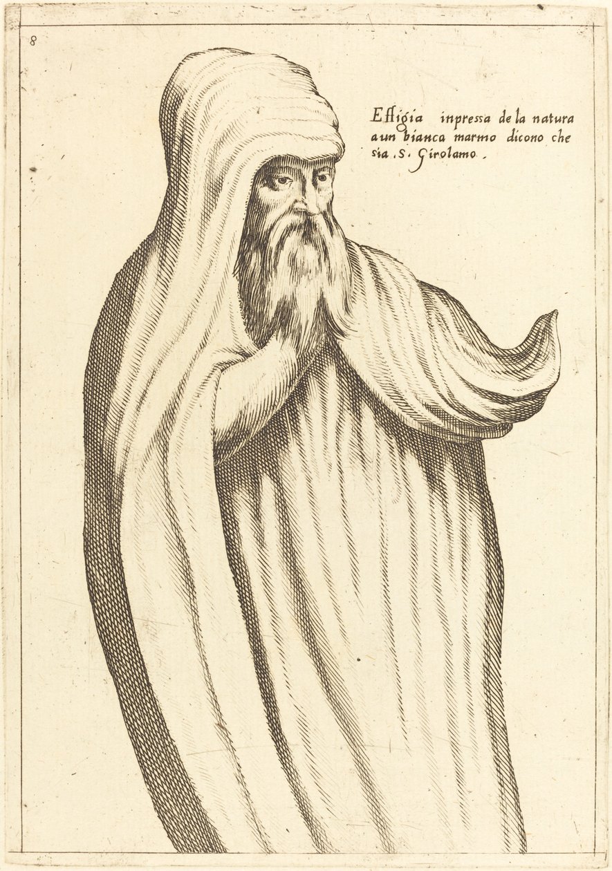 Wizerunek św. Hieronima autorstwa Jacques Callot