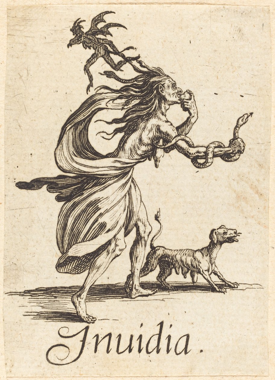 Zazdrość autorstwa Jacques Callot