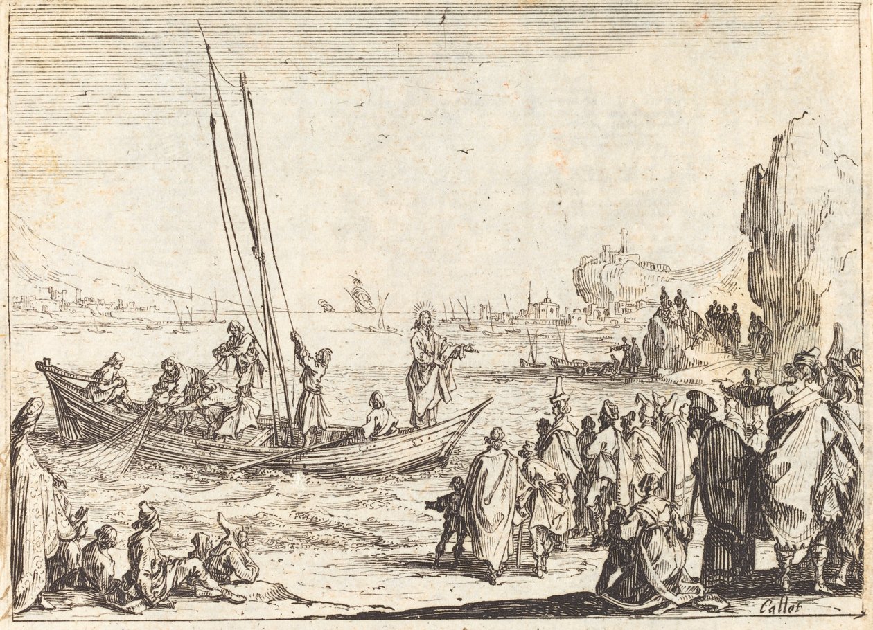 Rybak mężczyzn autorstwa Jacques Callot