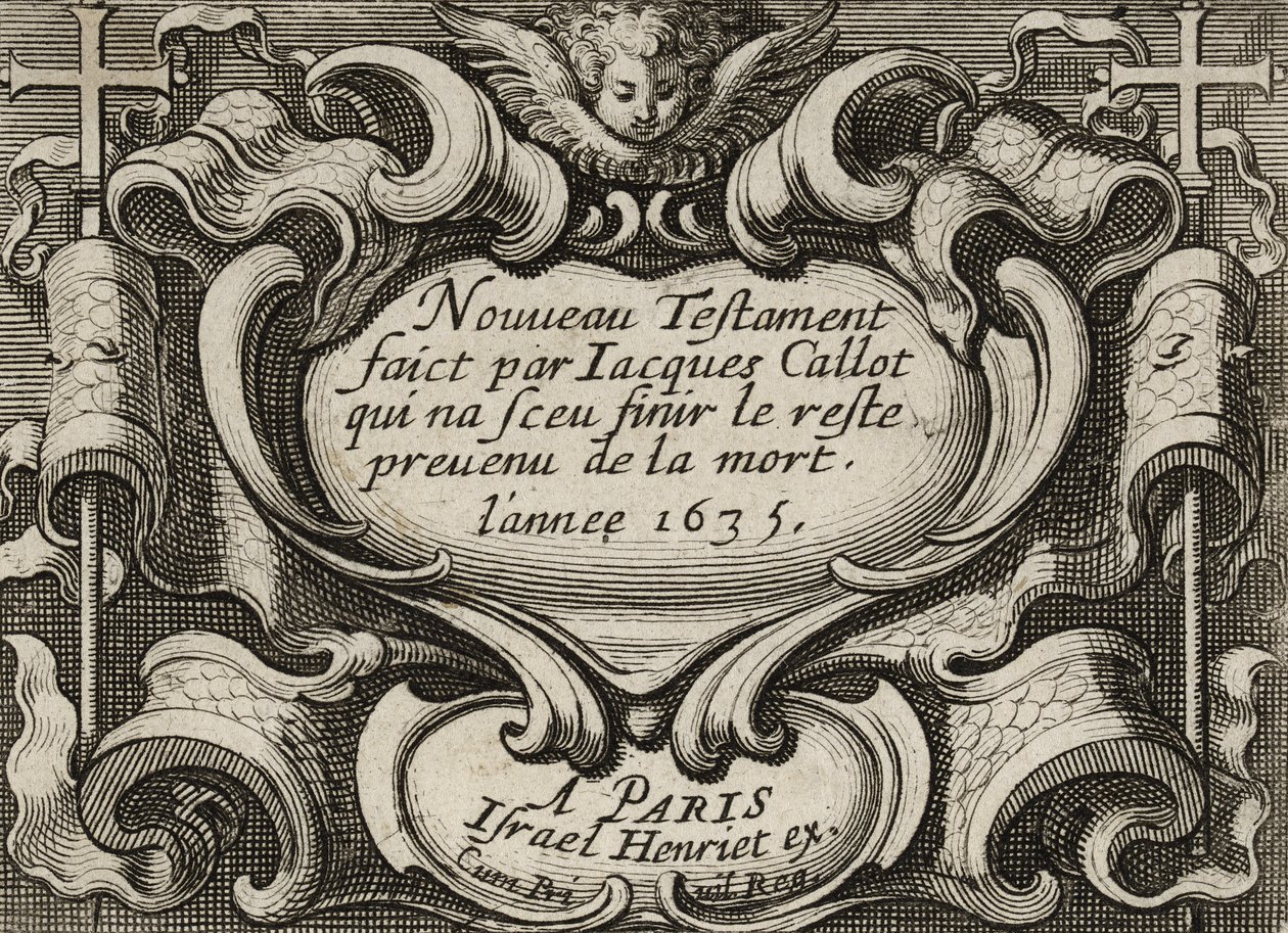 Frontyspis, ok.1635 autorstwa Jacques Callot