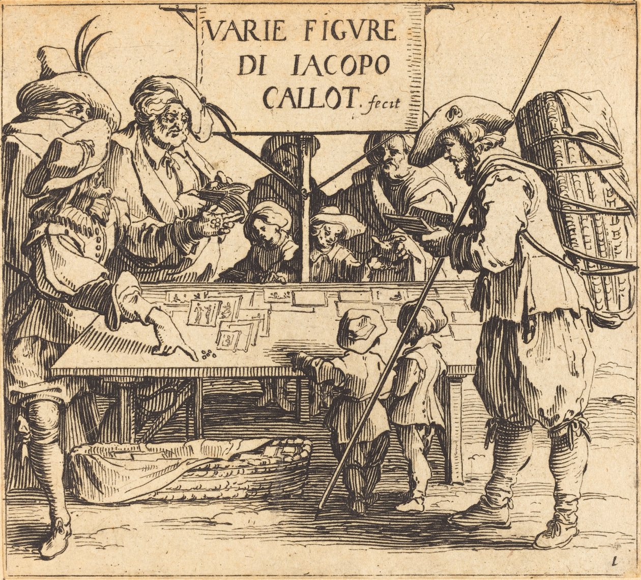 Frontyspis do „Varie Figure” autorstwa Jacques Callot
