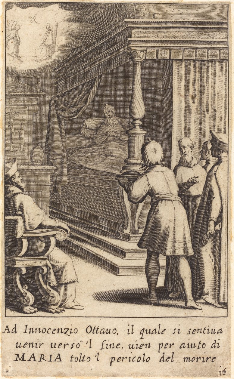 Innocenty VIII, 1619. autorstwa Jacques Callot