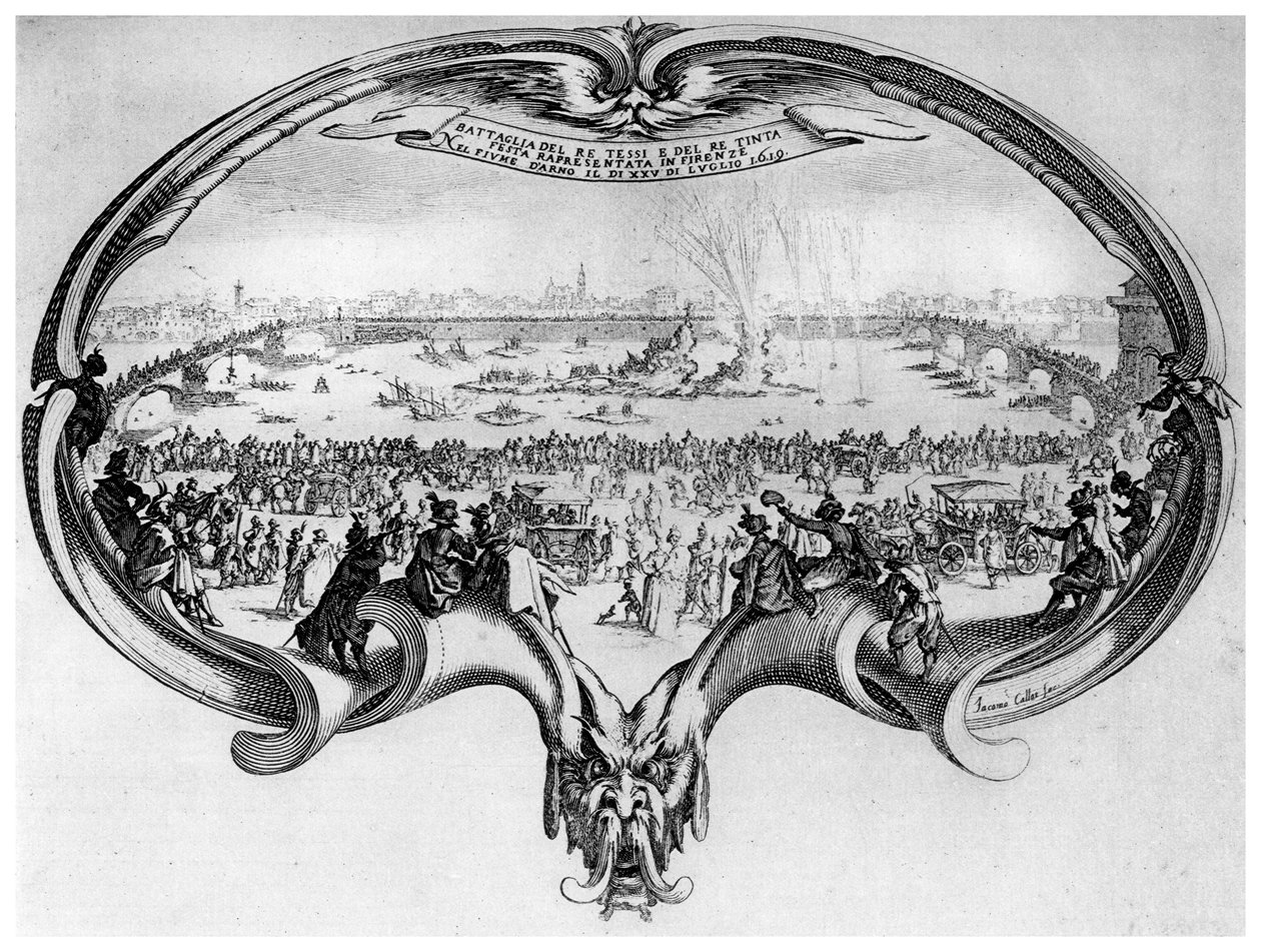 LEventail wentylator, 1619 1924 autorstwa Jacques Callot