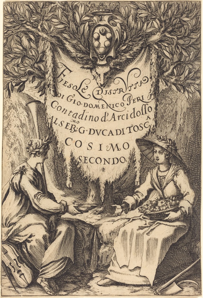 Piękny ogrodnik autorstwa Jacques Callot