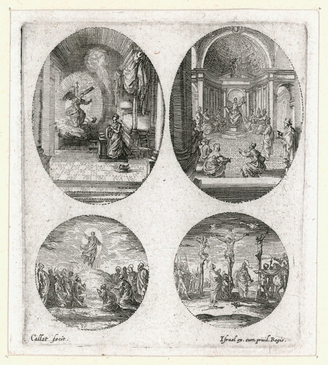 Cuda Męki Pańskiej ... (rycina) autorstwa Jacques Callot