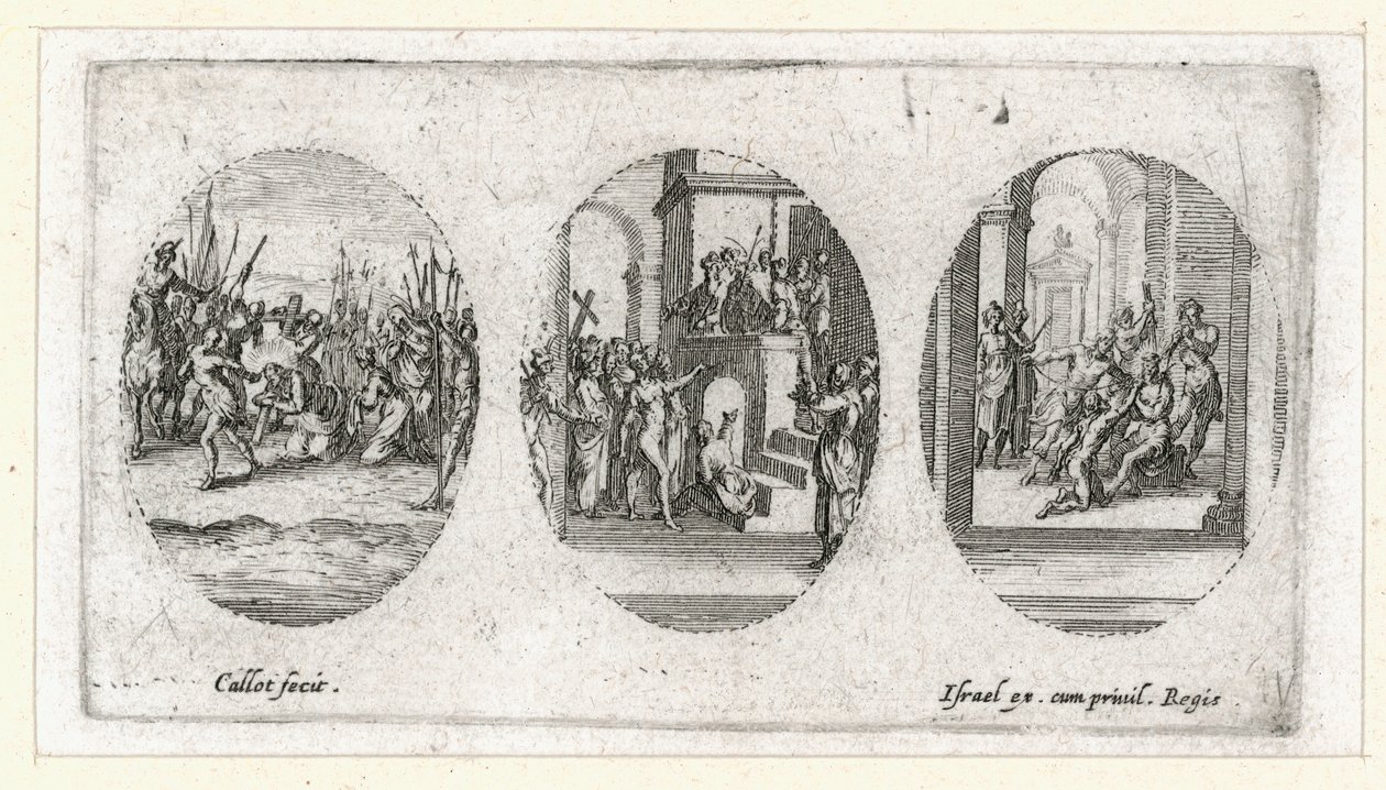 Cuda Męki Pańskiej ... (rycina) autorstwa Jacques Callot