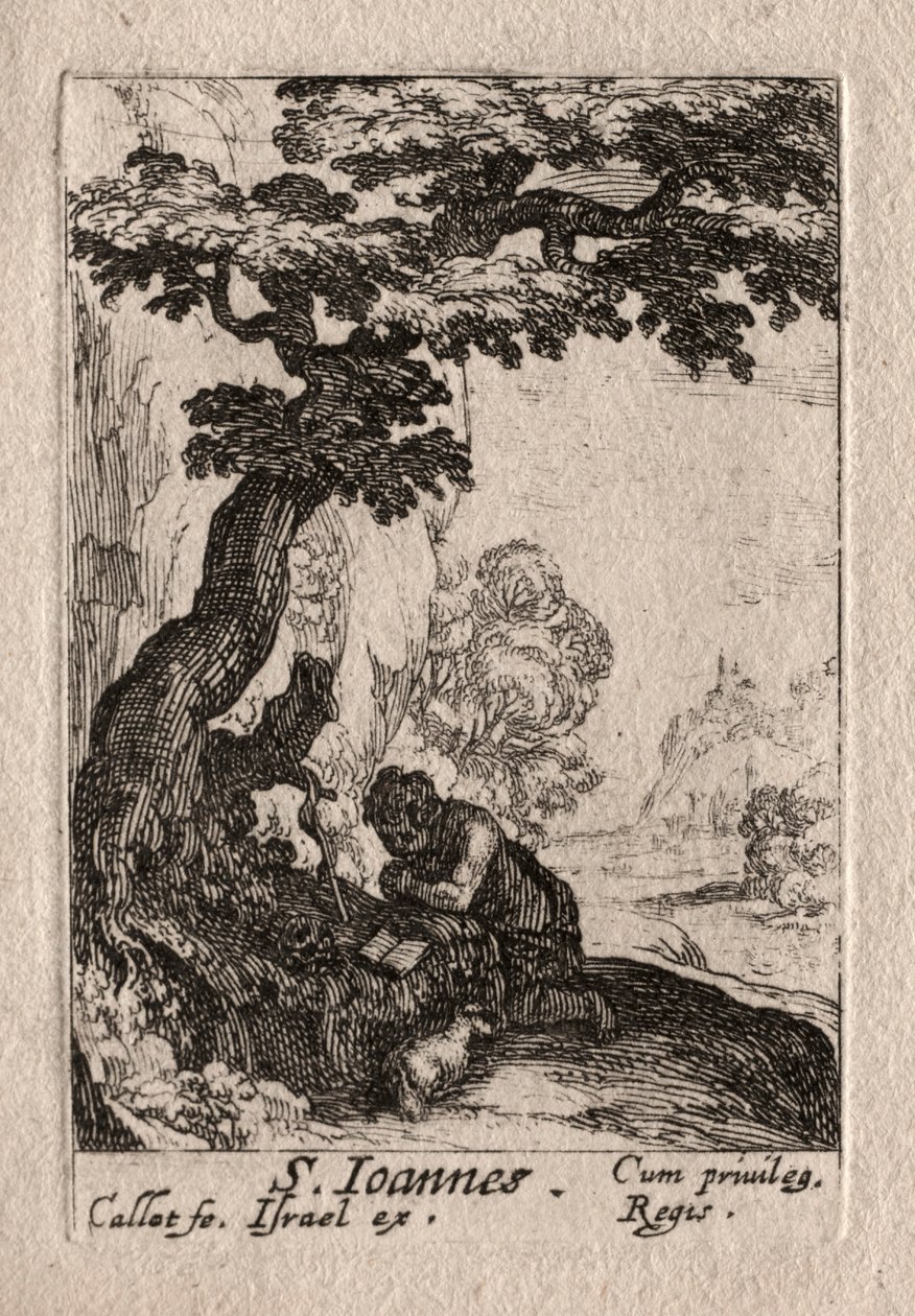 Pokutnicy: św. Jan Chrzciciel. autorstwa Jacques Callot