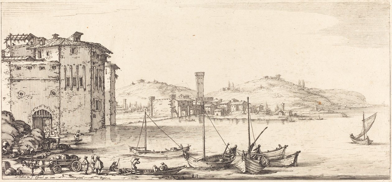 Ładowanie towaru autorstwa Jacques Callot