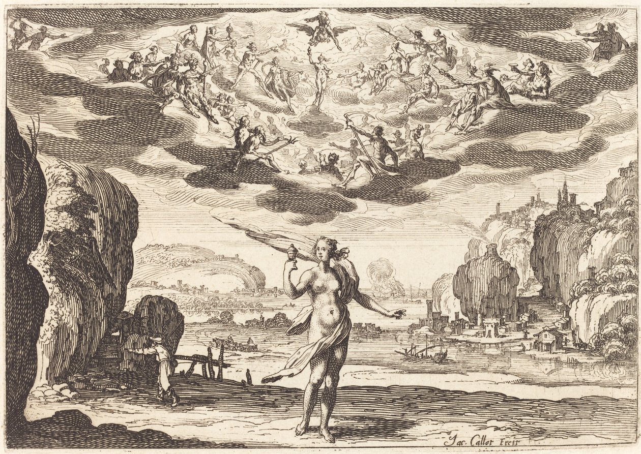 Pandora autorstwa Jacques Callot